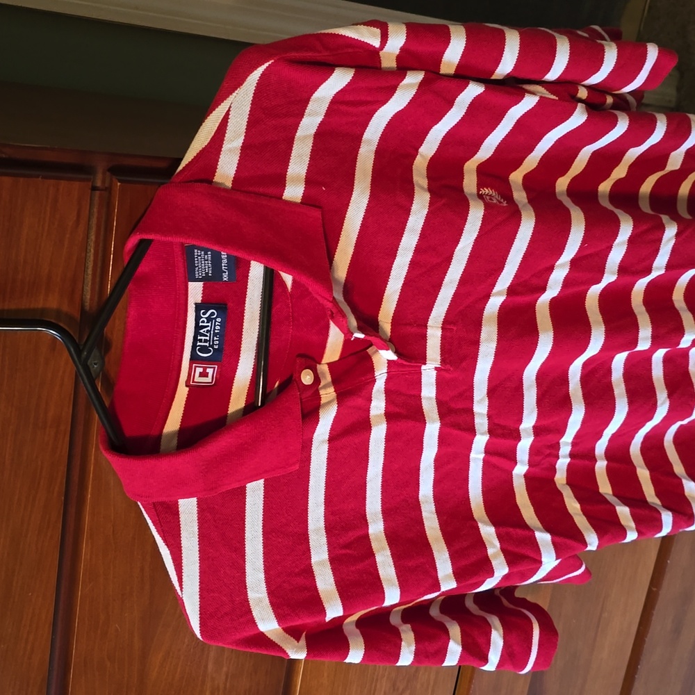 Men's short sleeve knit polo shirt